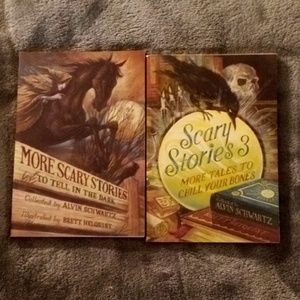 2 SCARY STORIES BOOKS